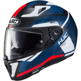 Casco integrale Moto HJC i70 ELIM MC1SF Rosso Blu Bianco